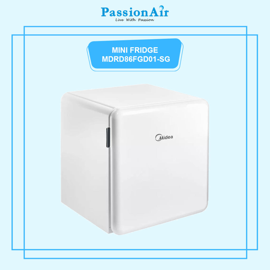 MIDEA 47L MINI BAR FRIDGE MDRD86FGD01SG PassionAir