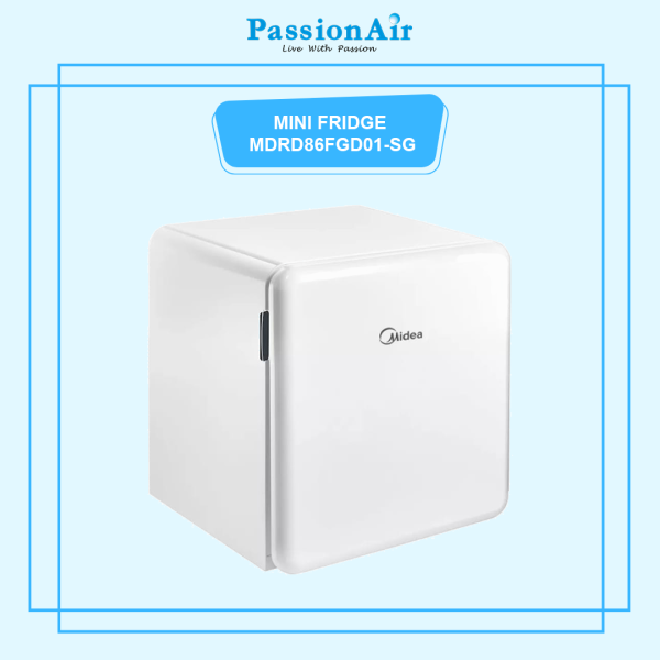 MIDEA 47L MINI BAR FRIDGE MDRD86FGD01SG PassionAir